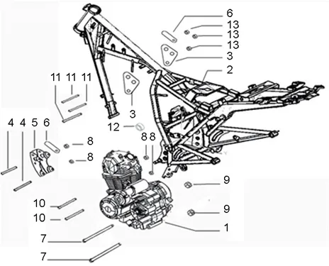 Moteur et cadre