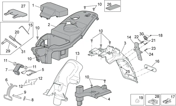 Carrosserie posterieure II