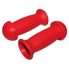 GRIP CITY IMPORT CHILDREN'S TYPE CHAMPIGNON RED L 100 mm DIAMETER 22.2 mm (PAIR)