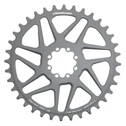 MTB CHAINRING DIRECT MOUNT 8 HOLES FOR SRAM X01/XX1 STRONGLIGHT SINGLE ALUMINIUM HT3 BLACK 36T - 12-SPEED NARROW WIDE (OFFSET 3 mm)