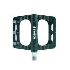 PEDAL MTB PLATEFORME DOWNHILL/BMX SWITCH FREERIDE ALUMINIUM CNC BLACK THREAD 9/16 WITH PICOTS (PAIR) 100X90MM