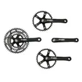 ROAD CRANKSET STRONGLIGHT 9/10-SPEED IMPACT TANDEM BLACK 170 mm 48-38-28 (KIT FRONT + REAR) (AXLE SQUARE TAPER 115 mm)