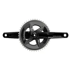ROAD CRANKSET SRAM 12-SPEED RIVAL ALUMINIUM GRAVEL AXLE INTEGRATED DUB 172.5 mm 46-33T CENTRE DISTANCE PLATEAUX 107 mm (WITHOUT CUVETTES)