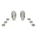 CAP OF VALVE SCOOTER/MOPED REPLAY VS LUMINEUX (1 LED BLUE + 1 LED RED) (PAIR)