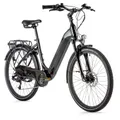 VELO ELECTRIQUE/VAE CITY 26 LEADER FOX LOTUS MIXTE NOIR 7V MOTEUR ROUE AR BAFANG 36V 45Nm BATTERIE 15Ah (20'' - H52cm - TAILLE L - POUR ADULTE DE 178cm à 185cm)