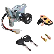 CONTACTEUR A CLE SCOOT ADAPTABLE MBK 50 OVETTO 1997>2002/YAMAHA 50 NEOS 1997>2002 (5 FILS) (AVEC SERRURE DE SELLE) -P2R