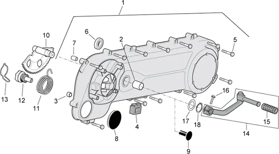 Couvercle transmission