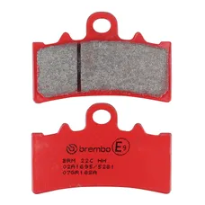 BRAKE PAD SET BREMBO FOR BMW C 400 X 2018> FRONT, CE 04 2021> FRONT/HUSQVARNA 125 SVARTPILEN 2021>2023 FRONT, 401 VITPILEN 2017>2023 FRONT/KTM 125 DUKE 2011>2019 FRONT (ROAD SINTERED METAL) -07GR18SA