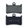 BRAKE PAD SET NEWFREN FOR YAMAHA 560 TMAX 2020> FRONT, 530 TMAX 2012>2019 FRONT, 500 TMAX 2008>2011 FRONT, 700 MT-07 2014> FRONT (L 69.5 mm - H 51 mm - P 8.5 mm) (FD0190BE) (ELITE ORGANIC)