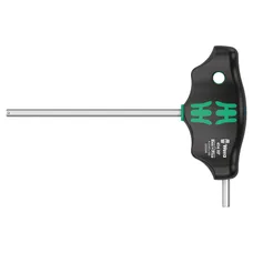CLE ALLEN/6 PANS MANCHE EN T WERA 454 HEX PLUS 4x100mm NOIR/VERT (VENDU A L'UNITE) -MARQUE ALLEMANDE POUR LES ATELIERS