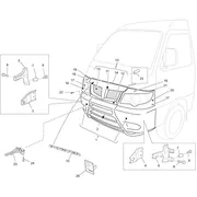 Protections avant - Bavettes