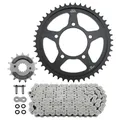 ADAPTABLE CHAIN KIT SUZUKI 600 GSF BANDIT 1995>1999, GSF S BANDIT 1996>1999 530 15X47 (DIAMETER REAR SPROCKET 87/110/10.5) (OEM GEARING) -JT SPROCKETS