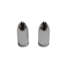 CAP OF VALVE SCOOTER/MOPED REPLAY VS OBUS CHROME (PAIR)