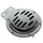 AVERTISSEUR/KLAXON MOTO DC 12V ACIER CHROME 105DB (DIAM 100 mm) -P2R