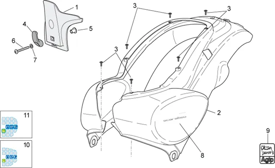 Carrosserie posterieure I