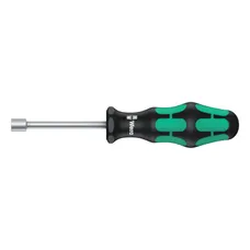 TOURNEVIS A DOUILLE WERA 395 HOLO 10 mm NOIR/VERT (VENDU A L'UNITE) -MARQUE ALLEMANDE POUR LES ATELIERS