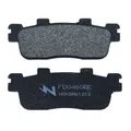 BRAKE PAD SET NEWFREN FOR KAWASAKI 125 J 2016> REAR, 300 J 2014>2021 REAR/KYMCO 125 DOWNTOWN 2009>2015 REAR, 300 PEOPLE S 2020>REAR, 125 X-TOWN 2020> REAR (FD0460BE) (ELITE ORGANIC)