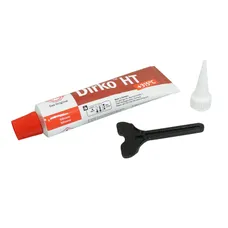 PATE A JOINT ELRING DIRKO ROUGE HT RESISTANCE THERMIQUE 315-C MAXI SILICONE (AVEC 2 BECS + CLE) (70ml) (ELRING 705.708) (VENDU A L'UNITE)