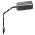 REAR-VIEW MIRROR SCOOTER REPLAY F1 DIAM10 REVERSIBLE CARBON TRESSE MATTE (X1) -ROD LONG BLACK- **