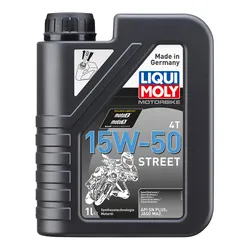 HUILE MOTEUR 4 TEMPS LIQUI MOLY MOTO STREET 4T 15W50 (1 L) SYNTHETIQUE