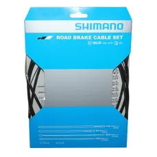 BRAKE CABLE ROAD SHIMANO BLACK/CABLE TEFLON (KIT TRANSMISSION 2CABLES/2 GAINES)
