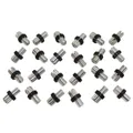 VIS CREUSE TENDEUR DE CABLE VELO M10 x 11,5 mm FENDUE ALU ARGENT (SACHET DE 25 PIECES)