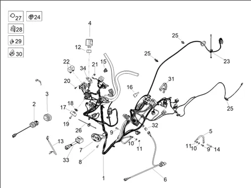 Circuit electrique AV