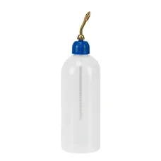 FLACON/BURETTE LABORATOIRE PRESSOL EN POLYETHYLENE TRANSPARENT 500ml AVEC BEC LAITON (VENDU A L'UNITE)