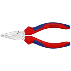 PINCE UNIVERSELLE PRO KNIPEX DEMI RONDE 145mm CHROME AVEC POIGNEE ERGONOMIQUE (08 25 145) -MADE IN GERMANY