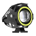 FEU/ECLAIRAGE ADDITIONNEL LED 12V 10W 1000 LM ALU NOIR (AVEC FEU DIURNE) -P2R- **