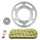 KIT CHAINE ADAPTABLE KAWASAKI 125 Z125 2019>2024, NINJA 125 2019>2024 428 16x56 (DEMULTIPLICATION ORIGINE) -AFAM