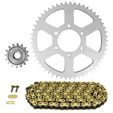 KIT CHAINE ADAPTABLE SUZUKI 125 DR S 1985>1994 428 16x53 (DIAM COURONNE 64/84/8.5) (DEMULTIPLICATION ORIGINE) -AFAM
