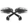 REAR-VIEW MIRROR SCOOTER REPLAY X-RUN CHROME (PAIR)