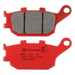 PLAQUETTE DE FREIN BREMBO POUR HONDA 600 CB F HORNET 1998>2012 AR, 1100 CRF L AFRICA TWIN 2020> AR/KAWASAKI 650 KLE VERSYS 2016> AR/YAMAHA 700 MT-07 2014> AR (ROUTE METAL FRITTE) -07HO36SP