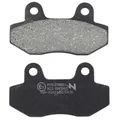 PLAQUETTE DE FREIN NEWFREN POUR PEUGEOT 50 SPEEDFIGHT 3 2010>2014, SPEEDFIGHT 4 2015> / SCOOT 50 CHINOIS GY6, 139 QMB AV (ETRIER DOUBLE PISTON) (FD0358BE) (ELITE ORGANIQUE)