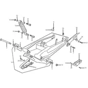 Suspension arrière - Amortisseur/s