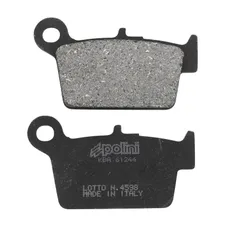 PLAQUETTE DE FREIN POLINI POUR BETA 50 RR ENDURO AR, 50 MOTARD ALU AM6 AR (L 66mm - H 37mm - P 7.6mm) (174.0125) (ORIGINAL)