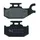 PLAQUETTE DE FREIN NEWFREN POUR SUZUKI 125 BURGMAN 2007> AR, 125 SIXTEEN 2008>2011 AR (L 82mm-62mm - H 41mm - P 9.5mm) (FD0301BE) (ELITE ORGANIQUE)