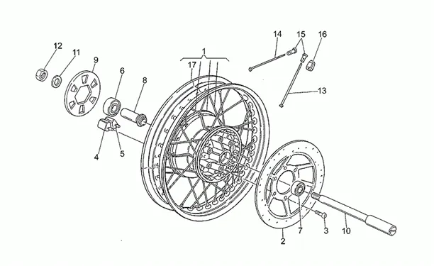 Roue arrière