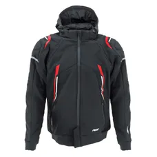 JACKET/JACKET ADX RSX BLACK/RED XS WITH CAPUCHE REMOVABLE (WITH PROTECTIONS/WITHOUT PLATE BACK PROTECTOR) (APPROVED NF EN 17092-4 : 2020)