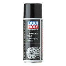 GREASE A CHAIN MOTORCYCLE LIQUI MOLY MOTORBIKE CHAIN LUBE WHITE/WHITE (SPRAY CAN 400ML)