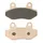 PLAQUETTE DE FREIN CL BRAKES POUR PEUGEOT 50 SPEEDFIGHT 3/4 2010> AV / JONWAY 50 QT6, QT10, QT28 AV (1 JEU DE 2 PLAQUETTES) (3096 SC)