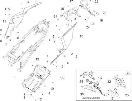 Carrosserie posterieure