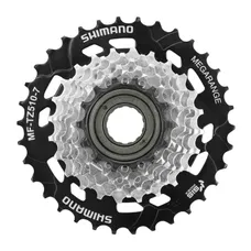 FREEWHEEL 7-SPEED SHIMANO TZ-510 14-34 MEGARANGE SILVER/BLACK