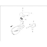 Circuit electrique arrière