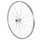 TREKKING WHEEL/CITY BRAKE SHOE 700 X 28 - 35 FRONT RIM AND HUB ALUMINIUM AXLE PLEIN (SOLD WITH NUT 9X100) RIM 19C