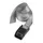 SANGLE BAGAGERE MASTERLOCK LARGEUR 25mm LONGUEUR 2,50M GRIS CAPACITE D'ARRIMAGE 150kg (VENDU A LA PAIRE) -CERTIFICATION TUV