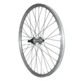 MTB WHEEL BRAKE SHOE LOCKING 24" ER10 REAR SILVER HUB ALUMINIUM FREEWHEEL 7/6-SPEED RIM 19C