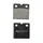 PLAQUETTE DE FREIN NEWFREN POUR BMW 750 K75 1984>1996 AV/AR, 1000 K100 RS 1988>1992 AR, 1200 K GT 2002>2007 AR, 1200 K RS 1996>2005 AR (L 56mm - H 54mm - P 9mm) (FD0013BT) (TOURING ORGANIQUE)