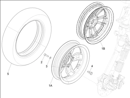 Roue avant